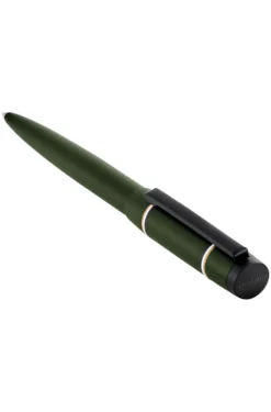 Green ballpoint pen with Double B monogram