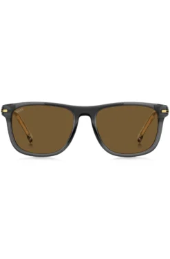 Grey-acetate sunglasses with gradient effect