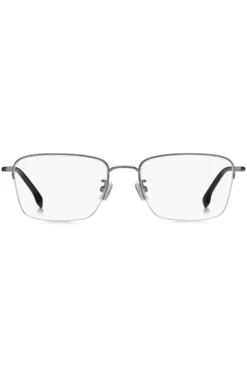 Half-rim optical frames with tubular temples