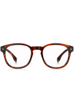 Havana-acetate optical frames with metal rivets