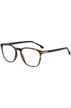 Havana-acetate optical frames with gold-tone hardware