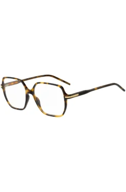 Havana-acetate optical frames with rose-gold-tone detail