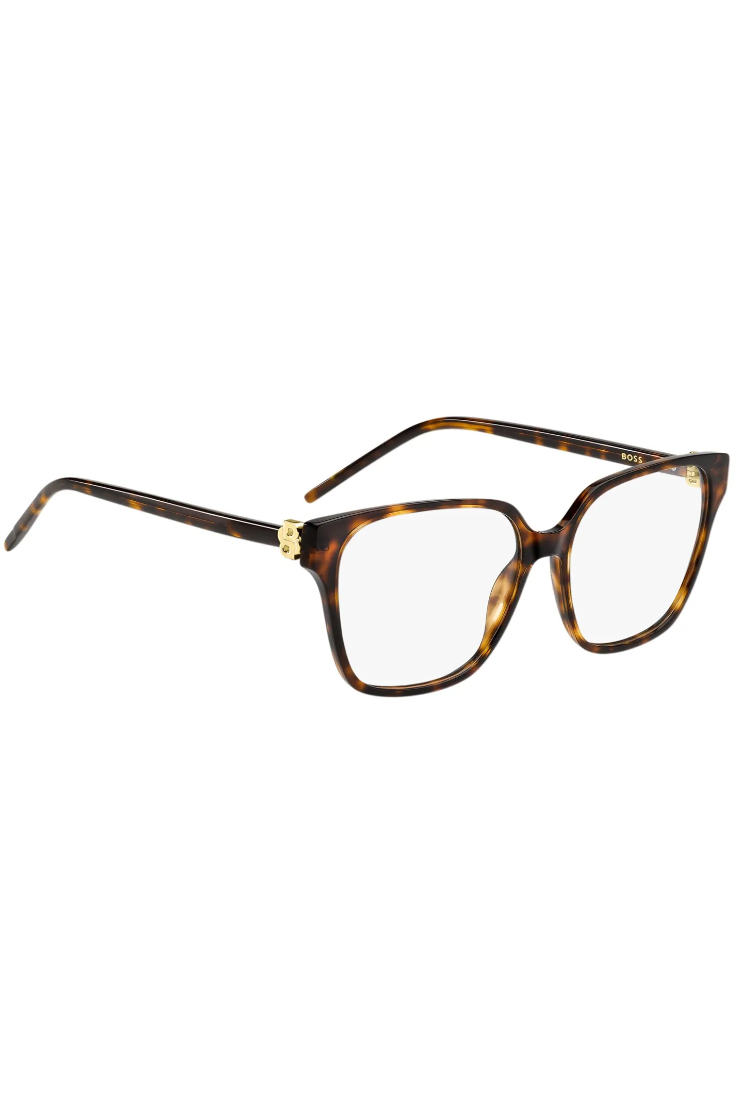 Havana-acetate optical frames with Double B monogram