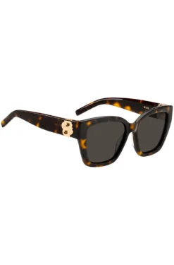Havana-acetate sunglasses with Double B monogram