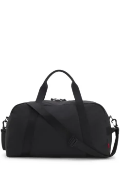 Holdall with wide-set logo detail