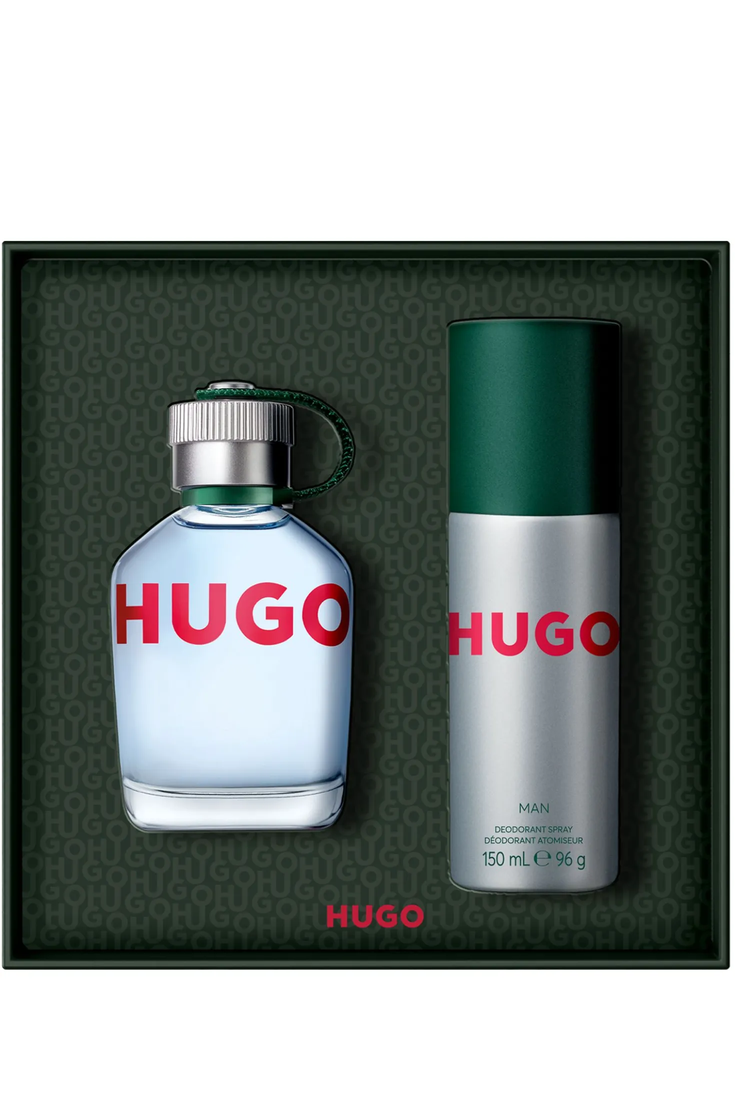 HUGO Man Eau de Toilette 75ml gift set