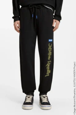 HUGO x Jujutsu Kaisen tracksuit bottoms in cotton terry