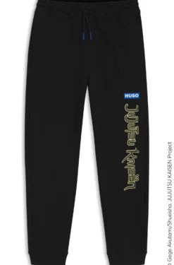HUGO x Jujutsu Kaisen tracksuit bottoms in cotton terry