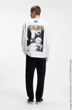HUGO x Jujutsu Kaisen T-shirt with Yuji, Megumi and Kento print