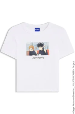HUGO x Jujutsu Kaisen T-shirt with Megumi and Nobara print