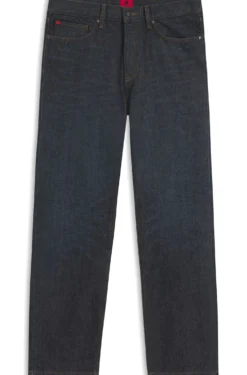 HUGO x RB regular-fit jeans in blue denim