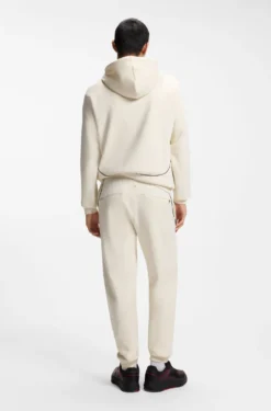 HUGO x RB stretch-cotton tracksuit bottoms with bull motif