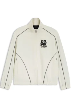HUGO x RB zip-up jacket with bull motif