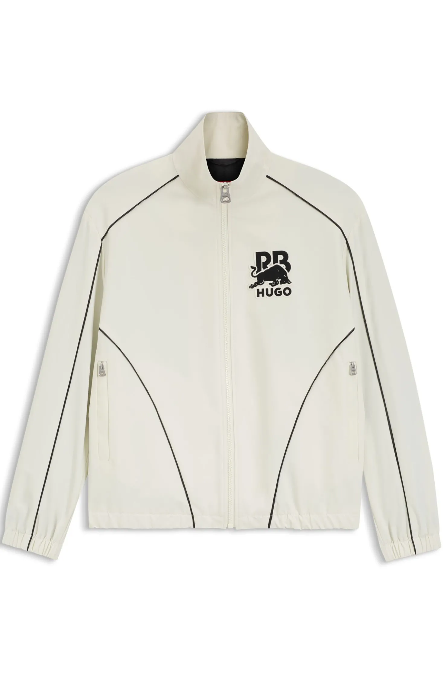 HUGO x RB zip-up jacket with bull motif