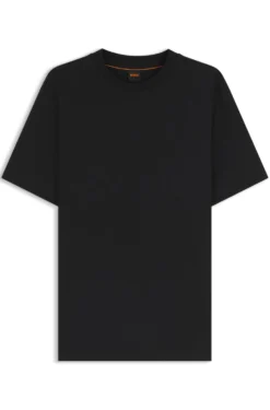 Interlock-cotton T-shirt with embroidered logo