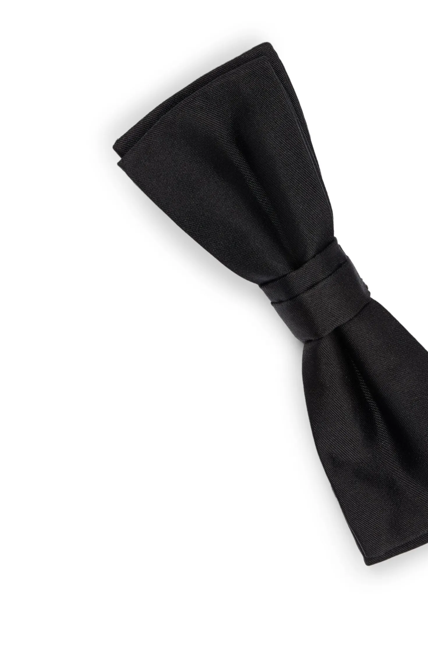Italian-made bow tie in silk jacquard