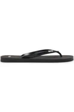 Italian-made flip-flops with contrast logo detail