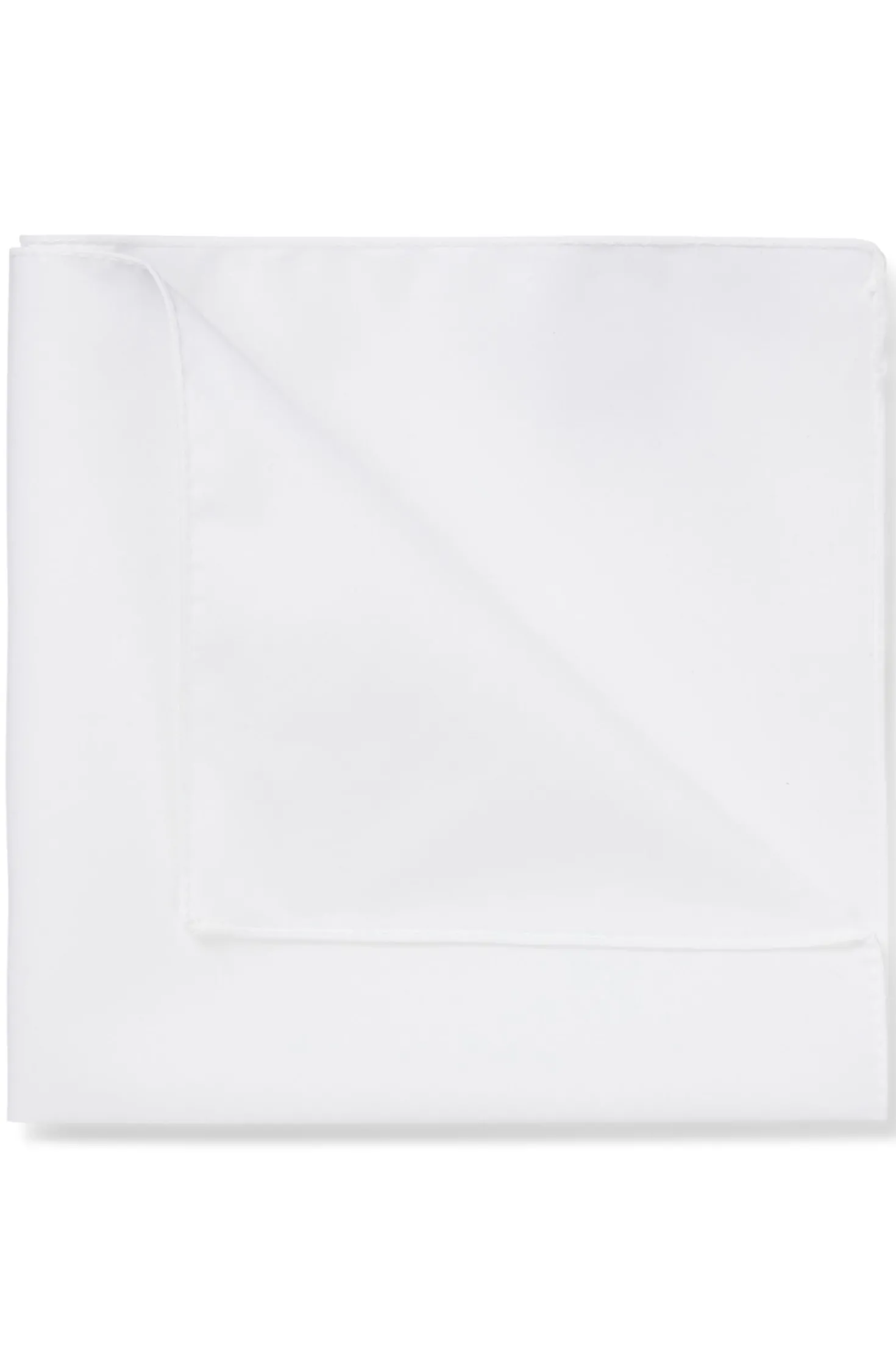 Italian-made pocket square in easy-iron cotton