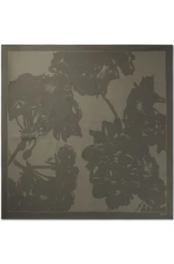 Italian-made scarf in printed silk twill