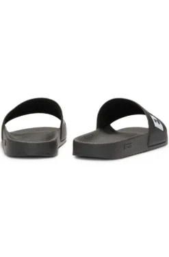Italian-made slides with large logo detail