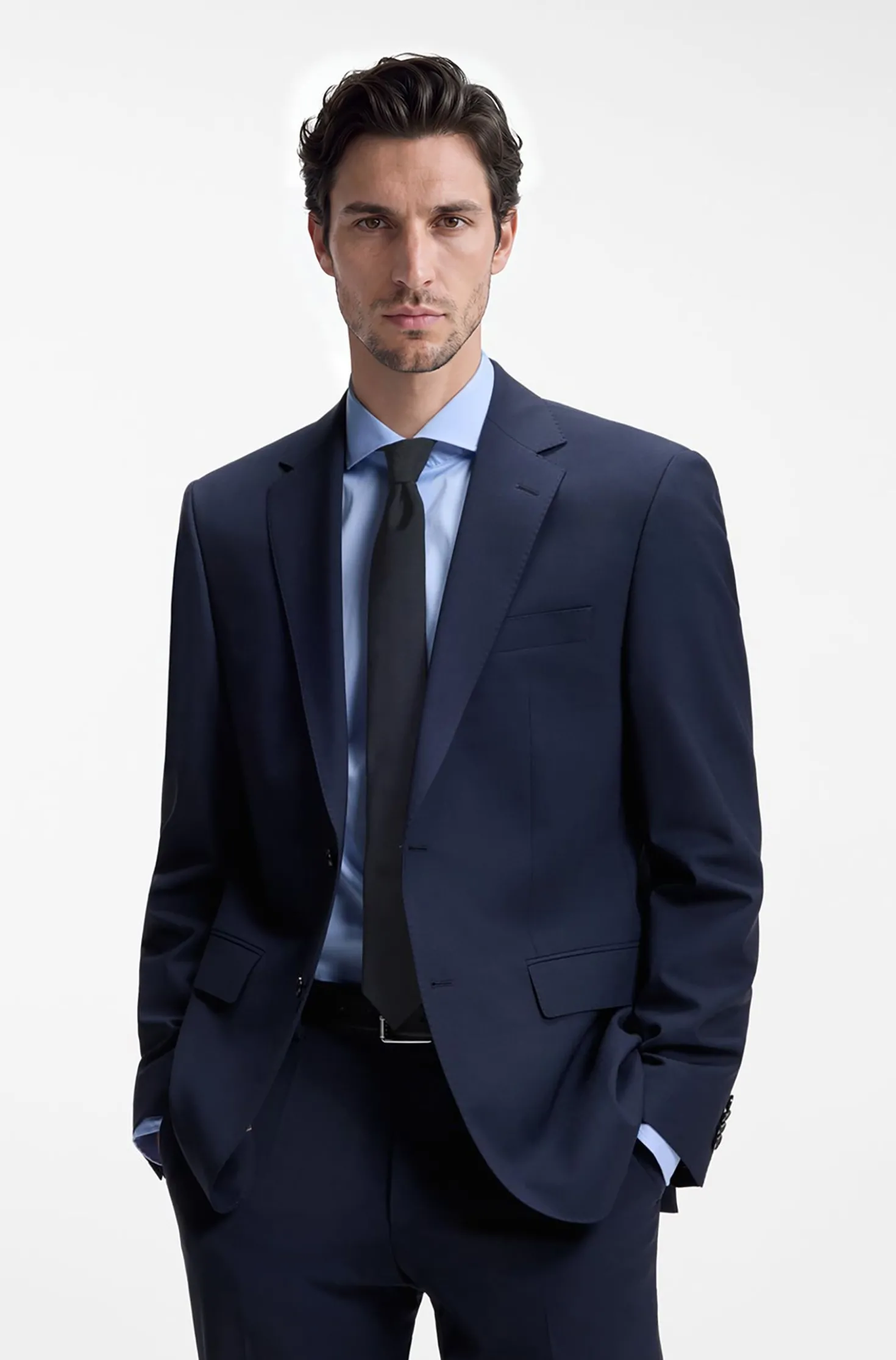 Italian-made tie in pure-silk jacquard