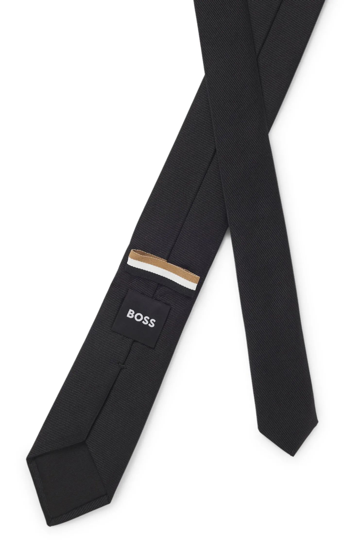 Italian-made tie in pure-silk jacquard