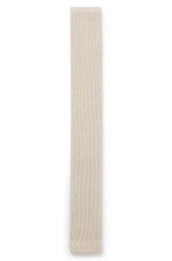 Knitted-jacquard tie in cotton