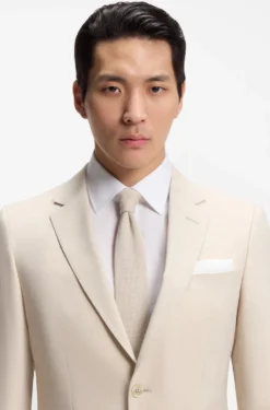 Knitted-jacquard tie in cotton