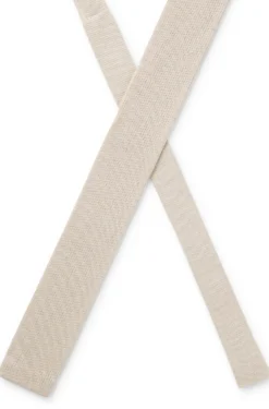 Knitted-jacquard tie in cotton