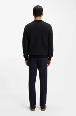 Knitted sweater in a cotton blend