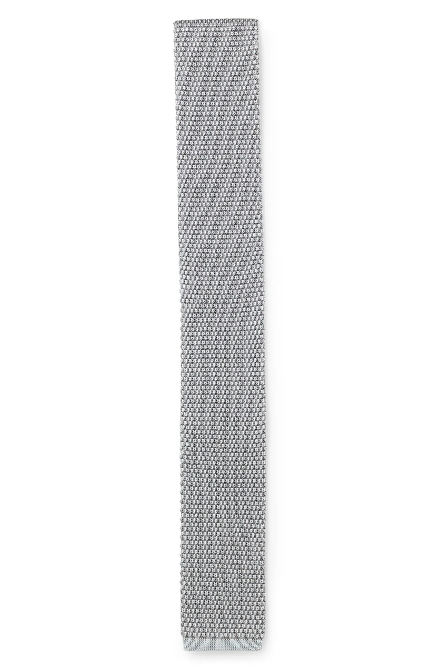 Knitted tie in silk
