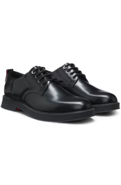 Leather Derby shoes with rubber outsole