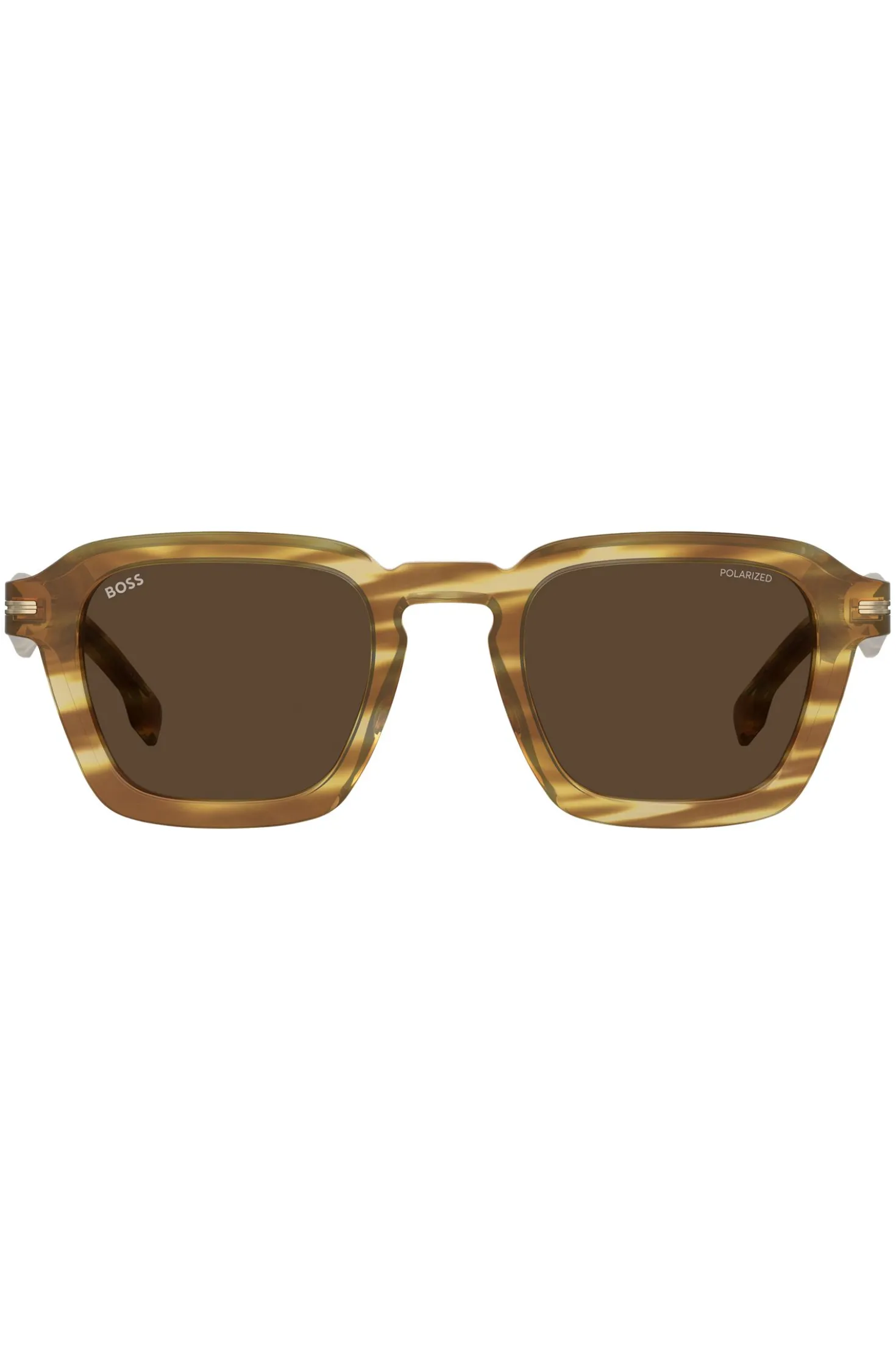 Limited-edition Italian-crafted sunglasses in patterned acetate