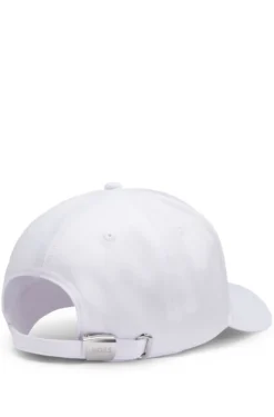 Logo cap in lustrous twill with country-flag badge