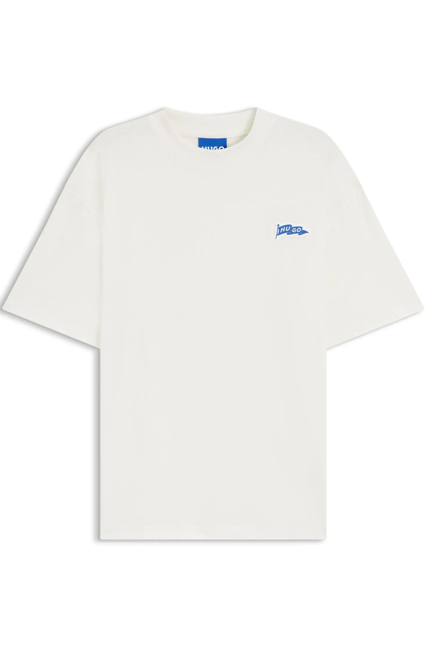 Logo-flag T-shirt in cotton jersey