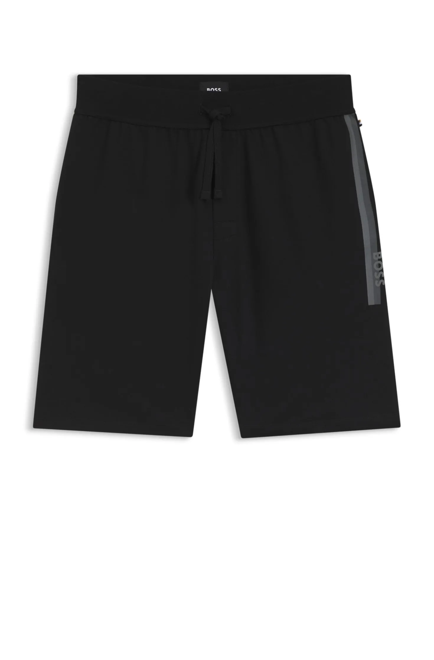 Logo-print loungewear shorts in cotton terry