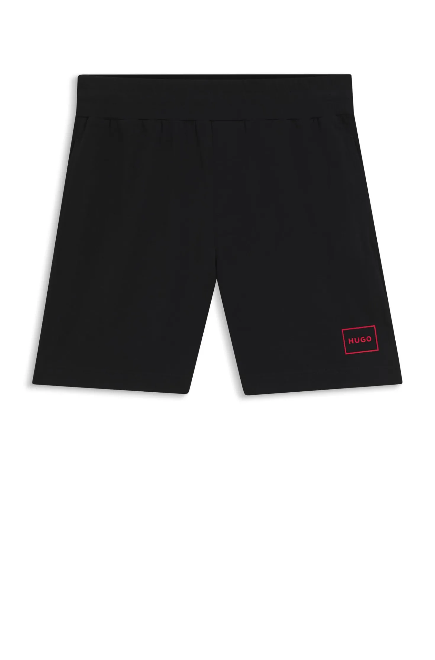 Logo-print loungewear shorts in stretch cotton