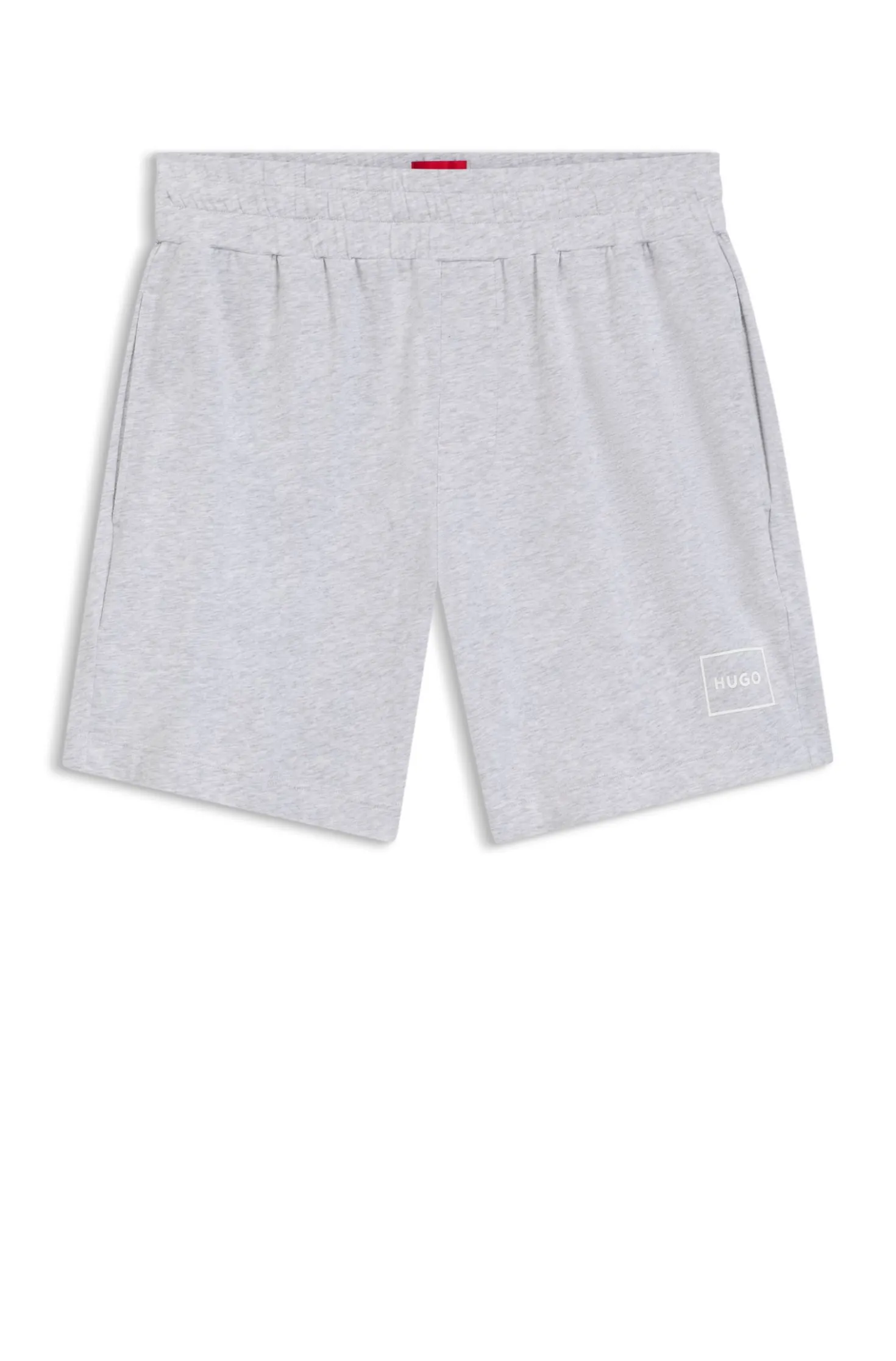 Logo-print loungewear shorts in stretch cotton
