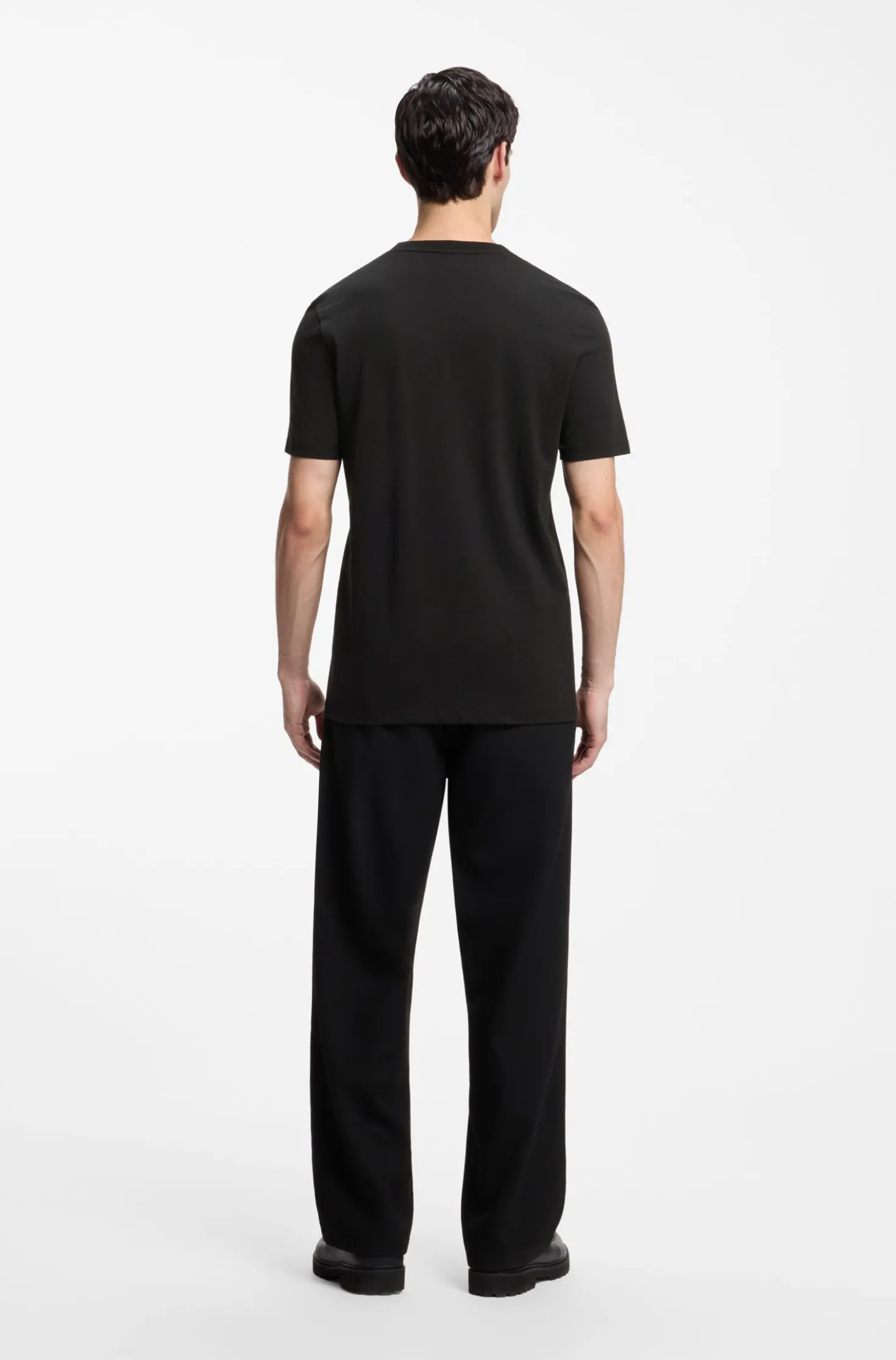 Logo-print T-shirt in cotton jersey