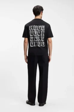 Logo T-shirt in cotton jersey