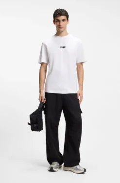 Logo T-shirt in cotton jersey