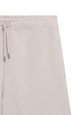 Loose-fit shorts in cotton terry with logo print