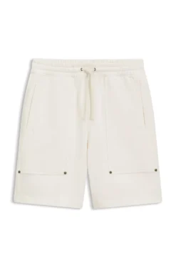 Loose-fit shorts in cotton with utility pockets