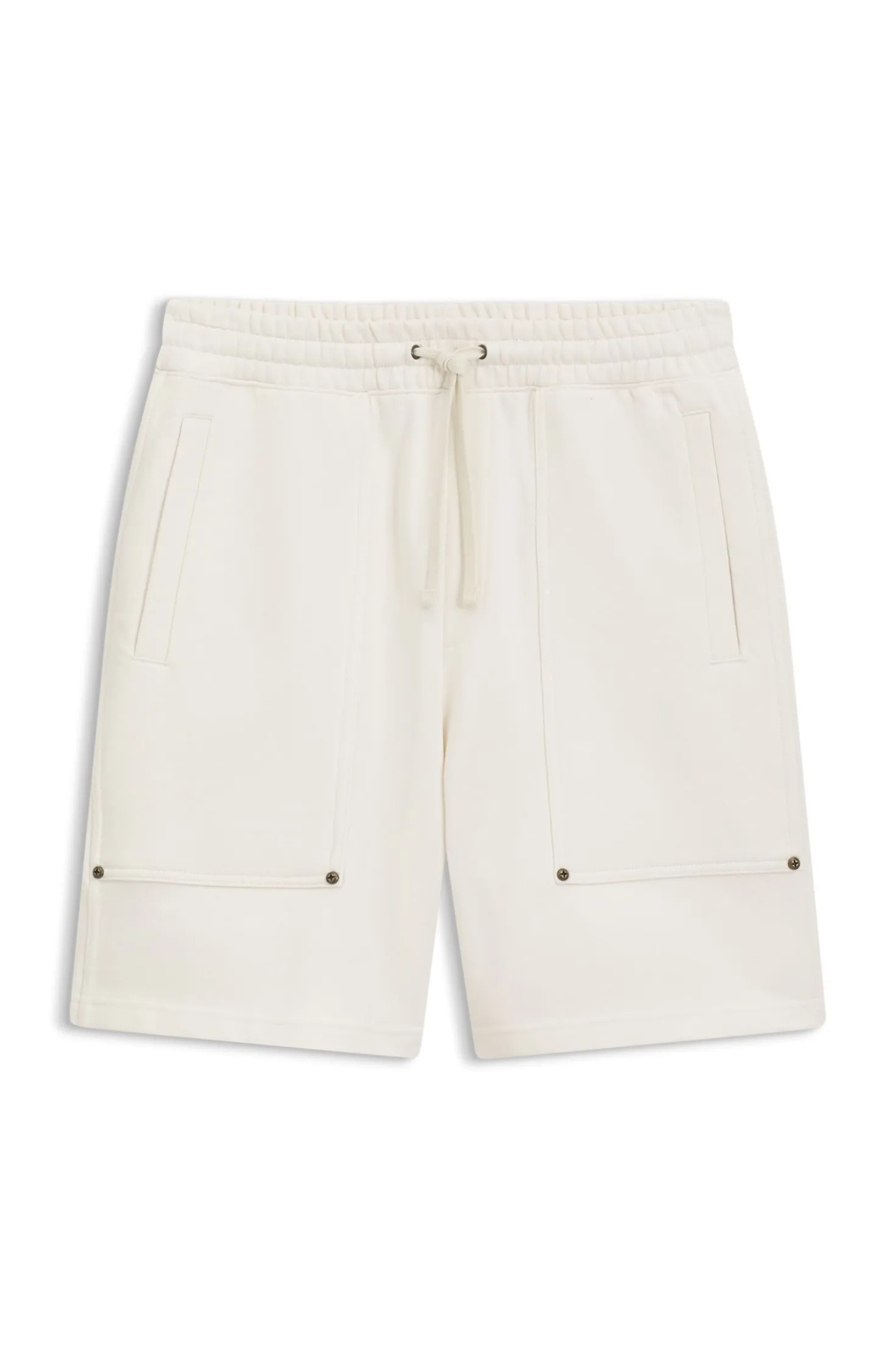 Loose-fit shorts in cotton with utility pockets