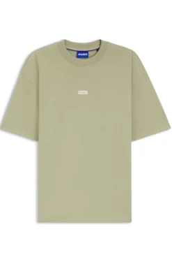 Loose-fit T-shirt in cotton with rear logo artwork