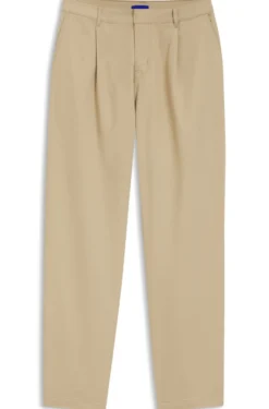 Low-waisted cotton trousers with paracord belt detail