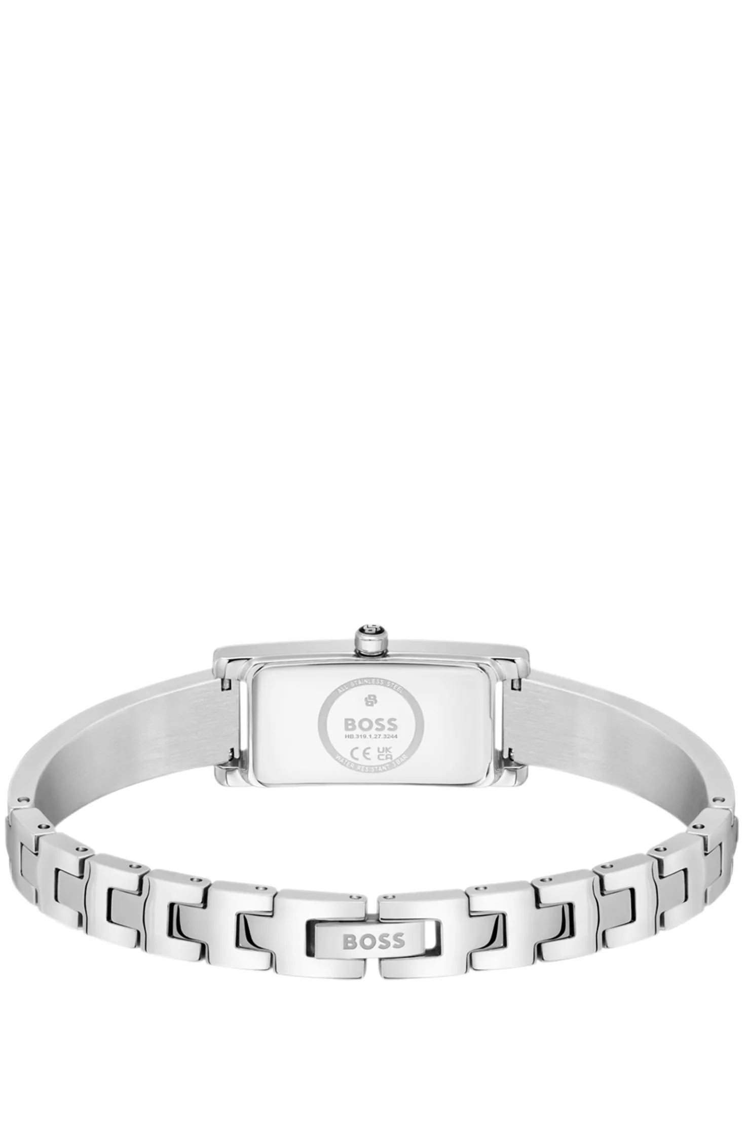 Lucy Allure stainless-steel watch with bangle