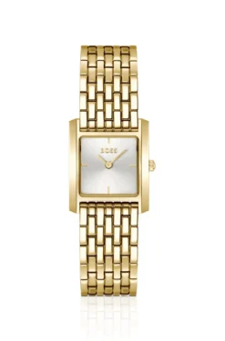 LUCY SCALA Gold-tone watch with square case