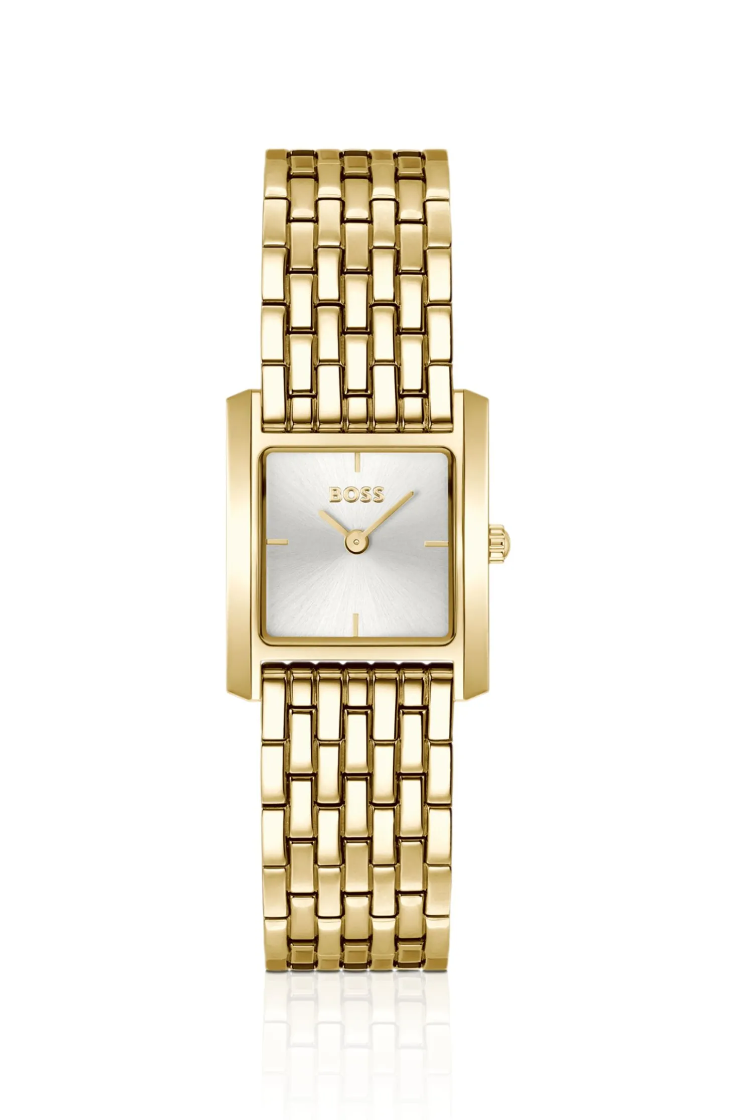 LUCY SCALA Gold-tone watch with square case