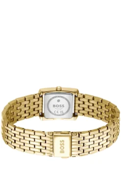 LUCY SCALA Gold-tone watch with square case